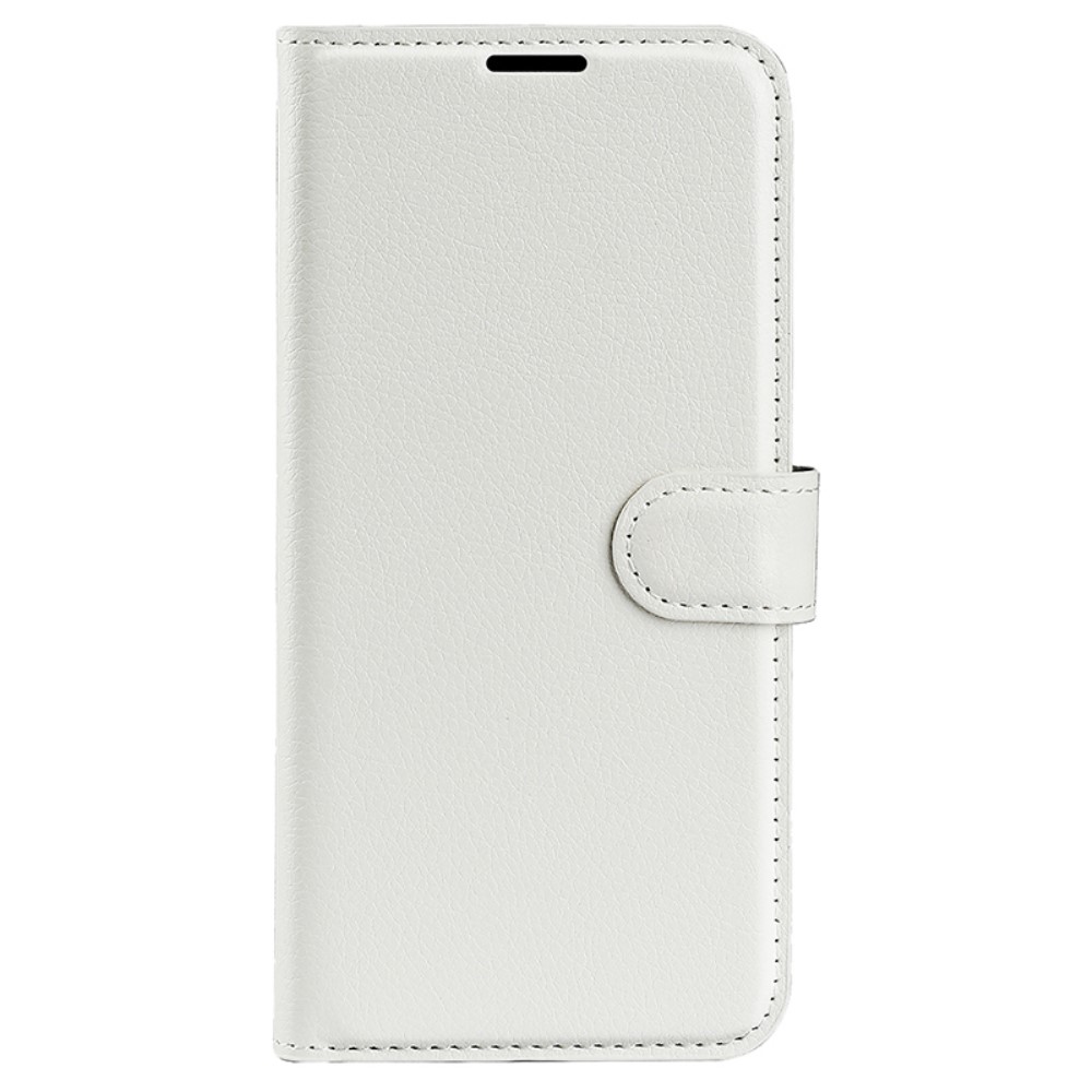  Sony Xperia 1 VI Fodral Litchi Läder Vit