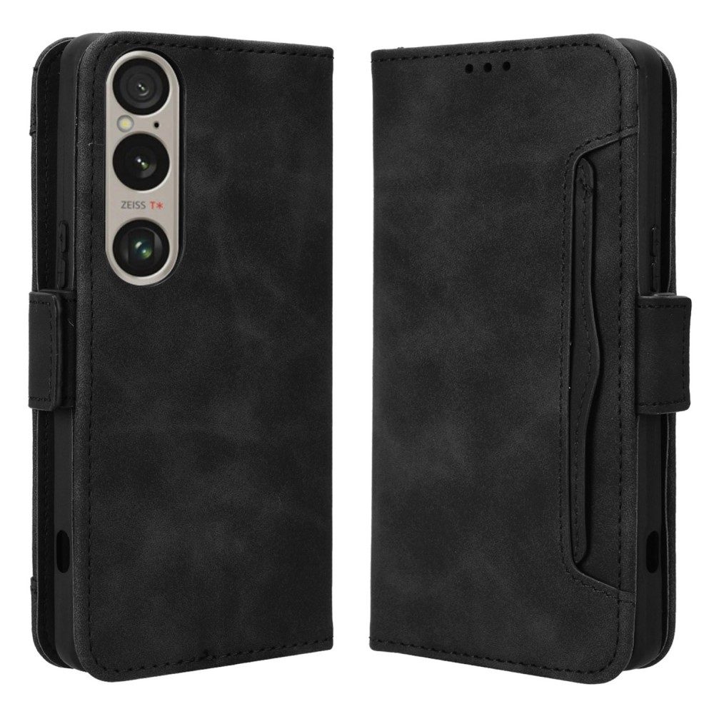  Sony Xperia 1 VI Fodral Med Avtagbart Kortfodral Svart