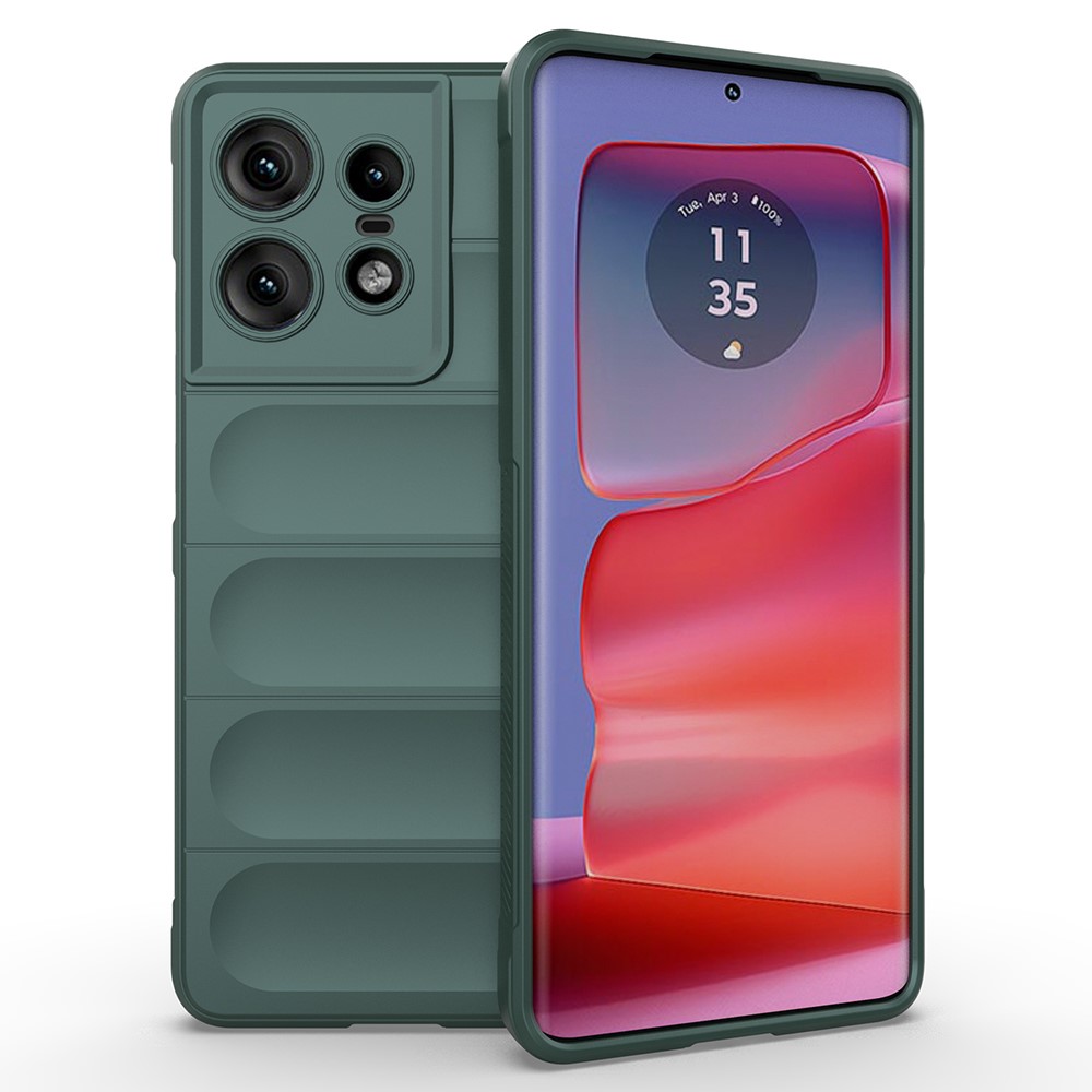  Motrola Edge 50 Pro 5G Skal Magic Shield Mörk Grön