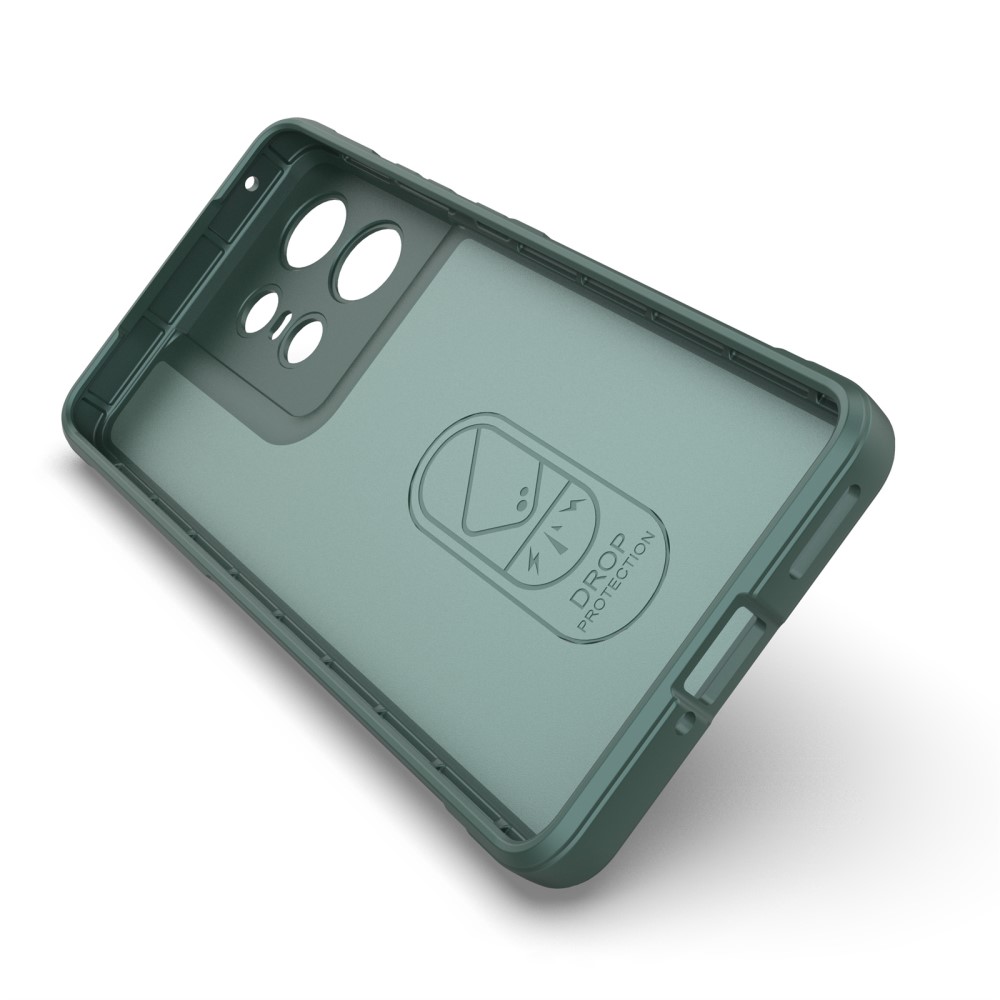  Motrola Edge 50 Pro 5G Skal Magic Shield Mörk Grön