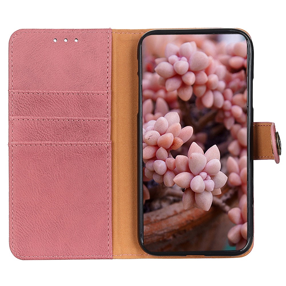KHAZNEH KHAZNEH Motorola Edge 50 Fusion 5G Läder Fodral Rosa