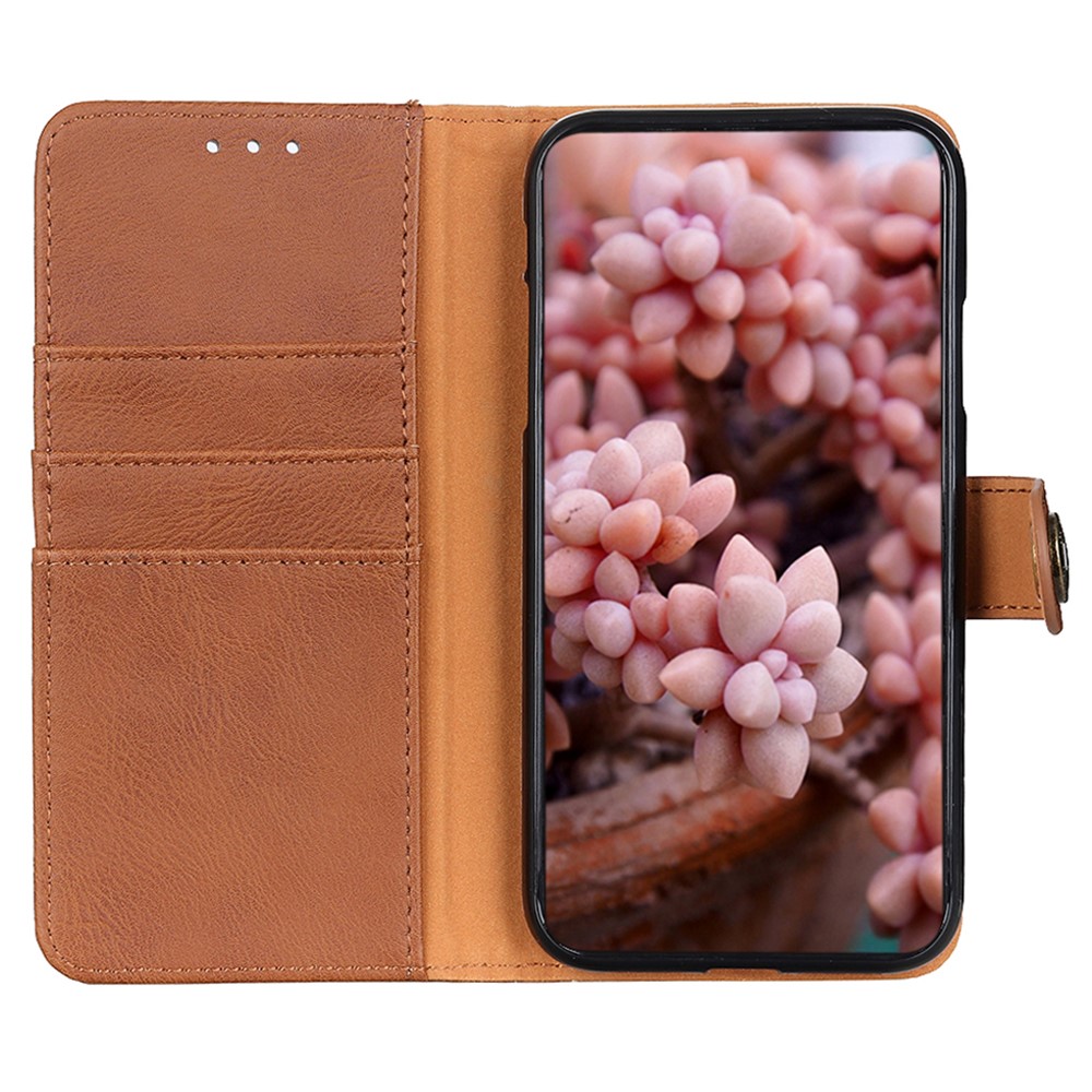 KHAZNEH KHAZNEH Sony Xperia 10 VI Läder Fodral Brun