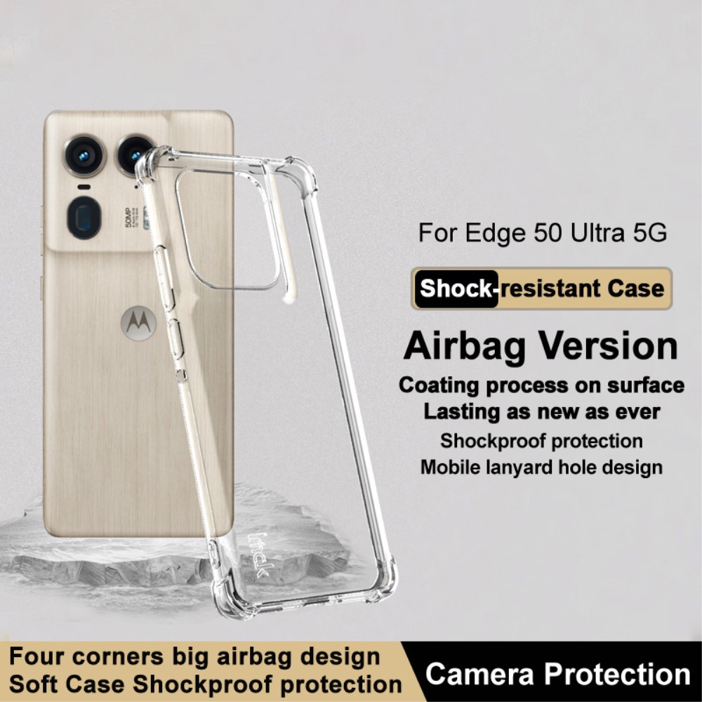 IMAK IMAK Motorola Edge 50 Ultra 5G TPU Skal Transparent