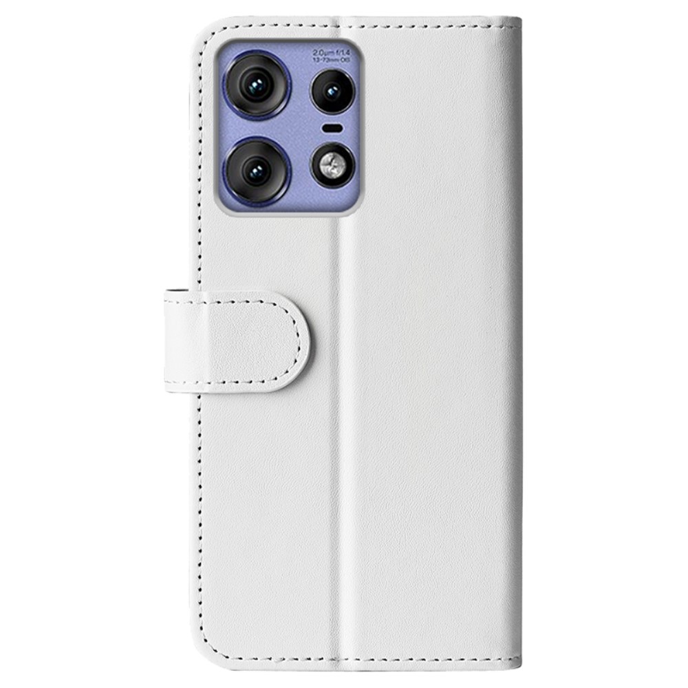  Motorola Edge 50 Pro 5G Crazy Horse Fodral Vit