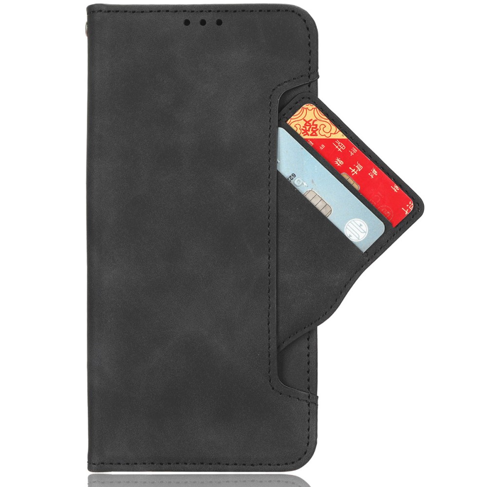  Motorola Edge 50 Fusion 5G Fodral Med Avtagbart Kortfodral Svart