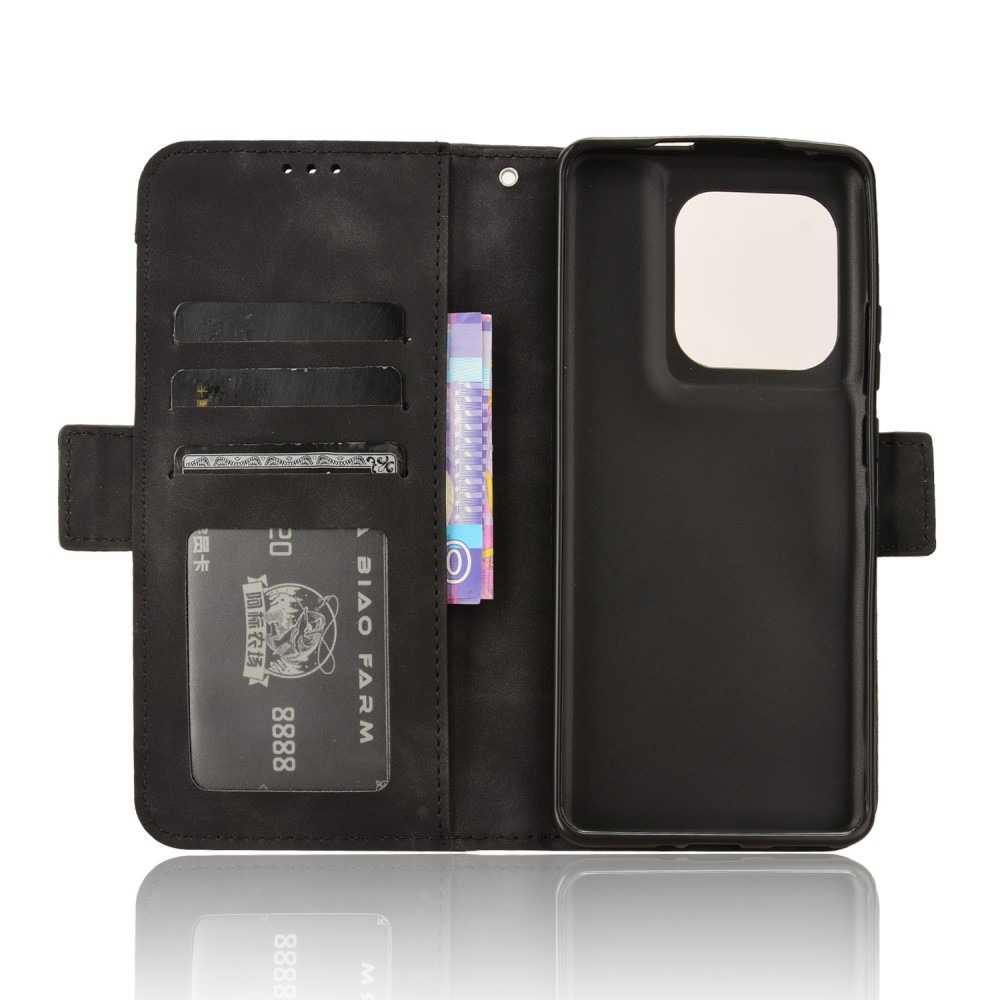  Motorola Edge 50 Ultra 5G Fodral Med Avtagbart Kortfodral Svart
