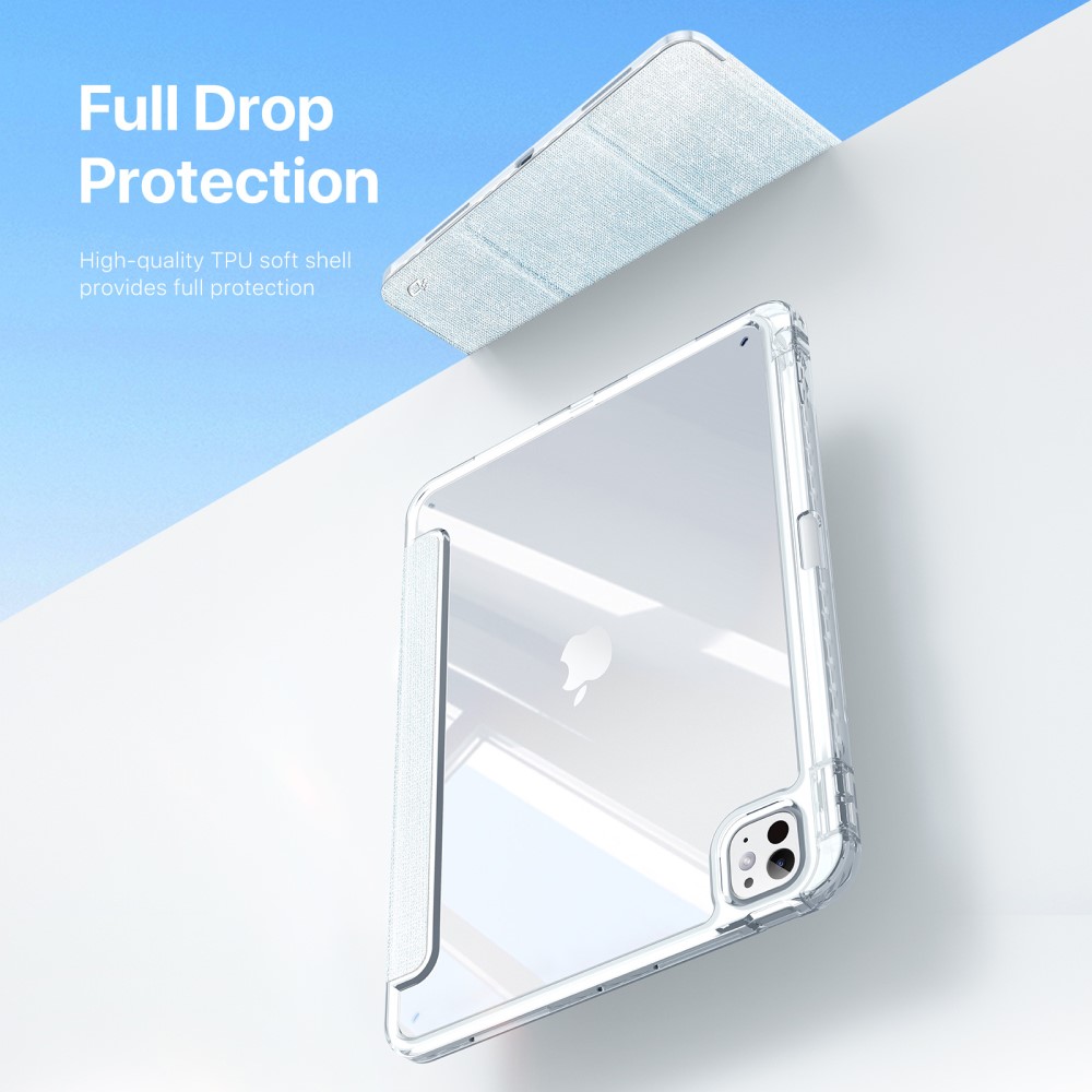 DUX DUCIS DUX DUCIS iPad Pro 11 2025/2024 Fodral Penhållare Ljus Blå