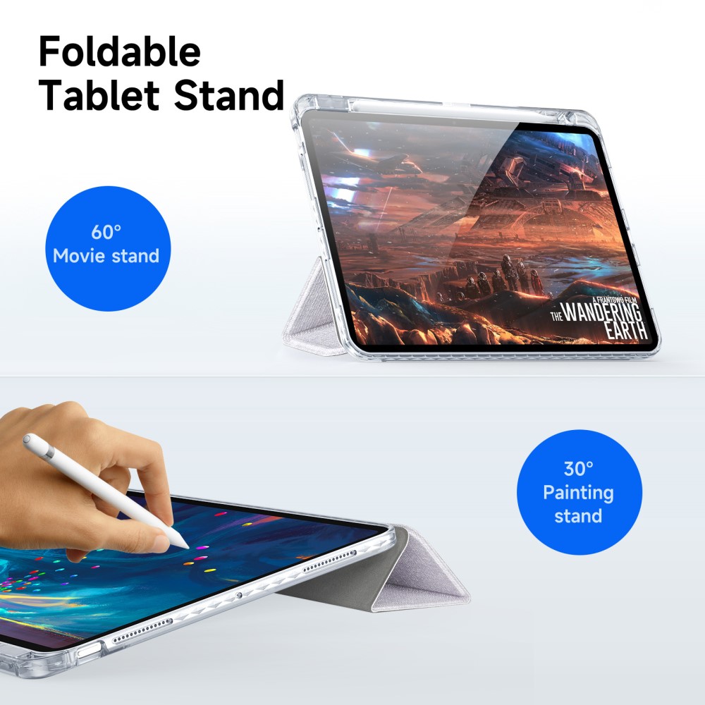DUX DUCIS DUX DUCIS iPad Pro 11 2025/2024 Fodral Penhållare Ljus Lila