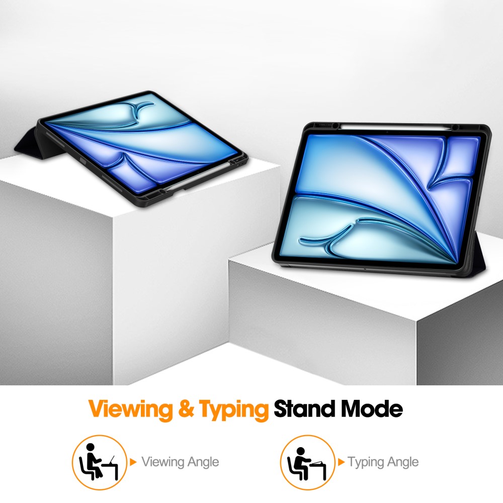  iPad Air 13 2026-2024 Tri-Fold Fodral Pennhållare Dont Touch Me