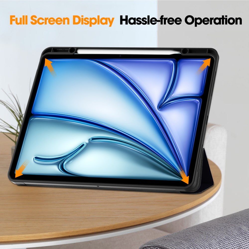  iPad Air 13 2026-2024 Tri-Fold Fodral Pennhållare Dont Touch Me