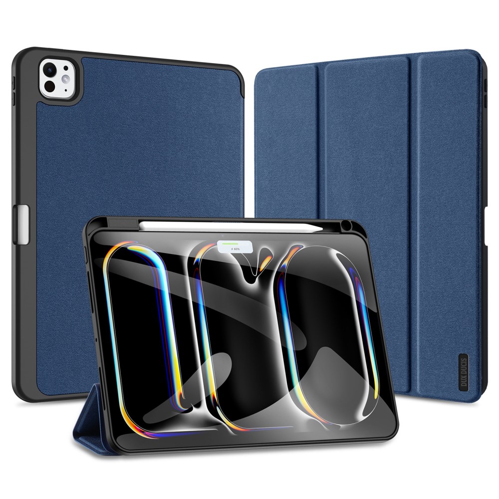 DUX DUCIS DUX DUCIS iPad Pro 11 2025/2024 DOMO Series Tri-Fold Fodral Blå