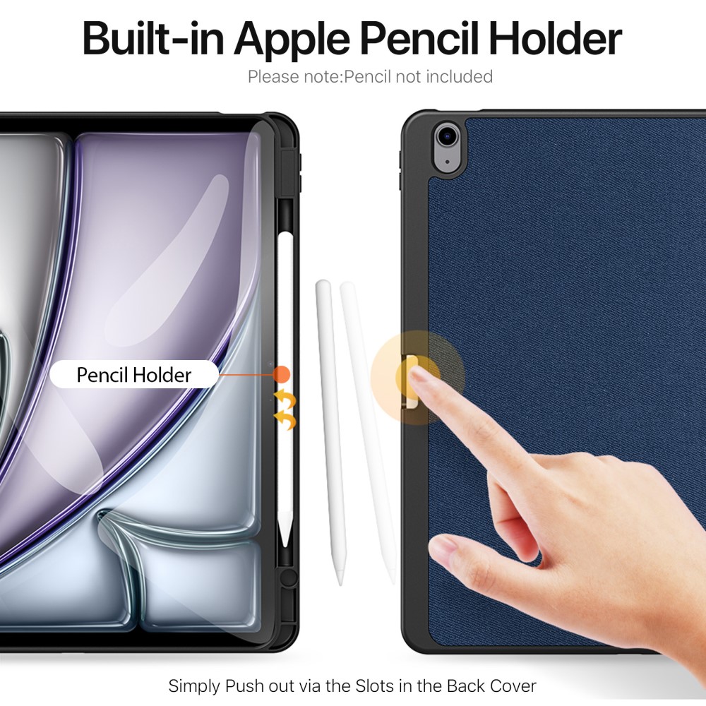 DUX DUCIS DUX DUCIS iPad Air 13 2026-2024 DOMO Series Fodral Blå