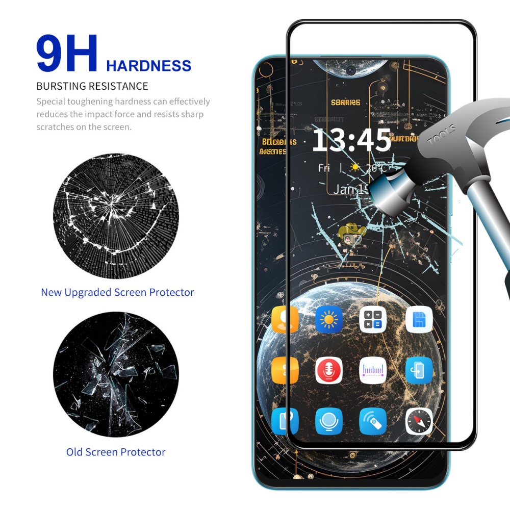ENKAY ENKAY Motorola Moto G04 4G/G24 4G 2-PACK Skärmskydd Transparent