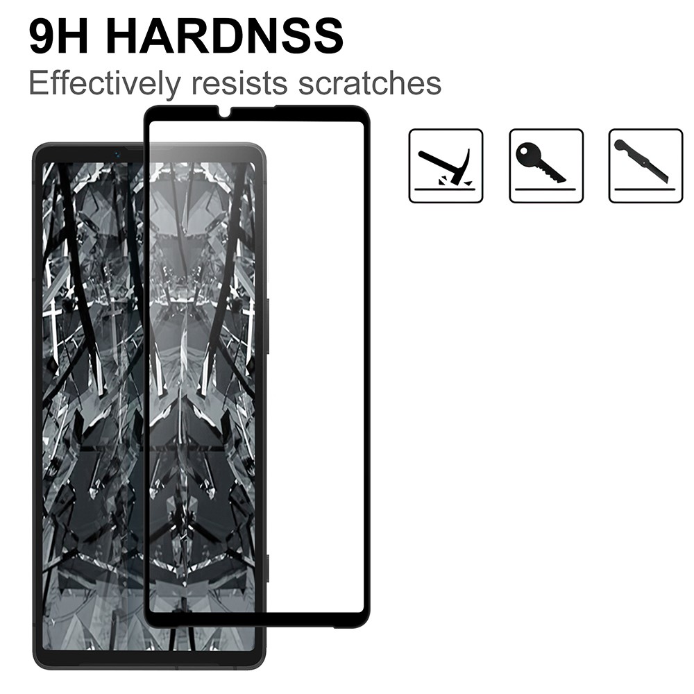  Sony Xperia 10 VI Heltäckande Skärmskydd Transparent