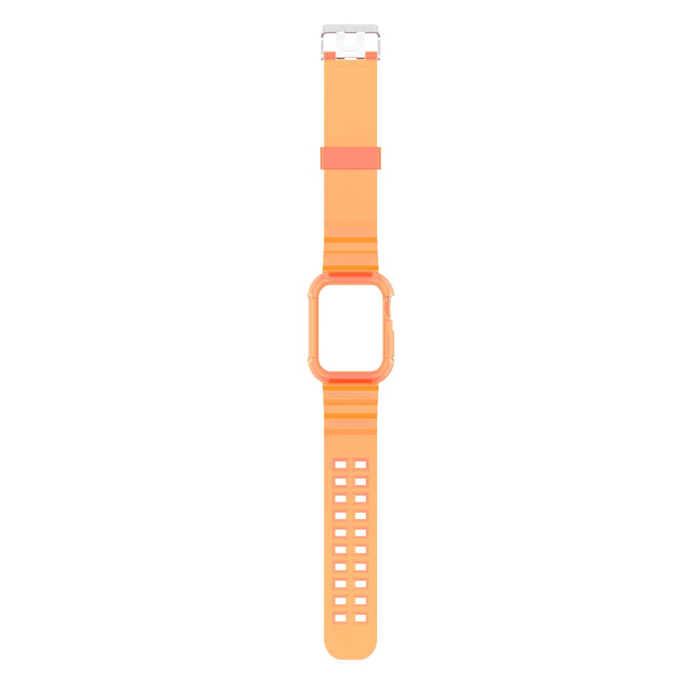  Apple Watch 38/40/41/42 mm Kristall Skal/Armband Orange