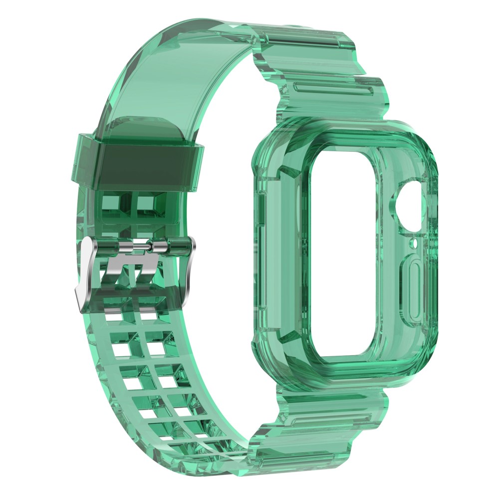  Apple Watch 38/40/41/42 mm Kristall Skal/Armband Grön