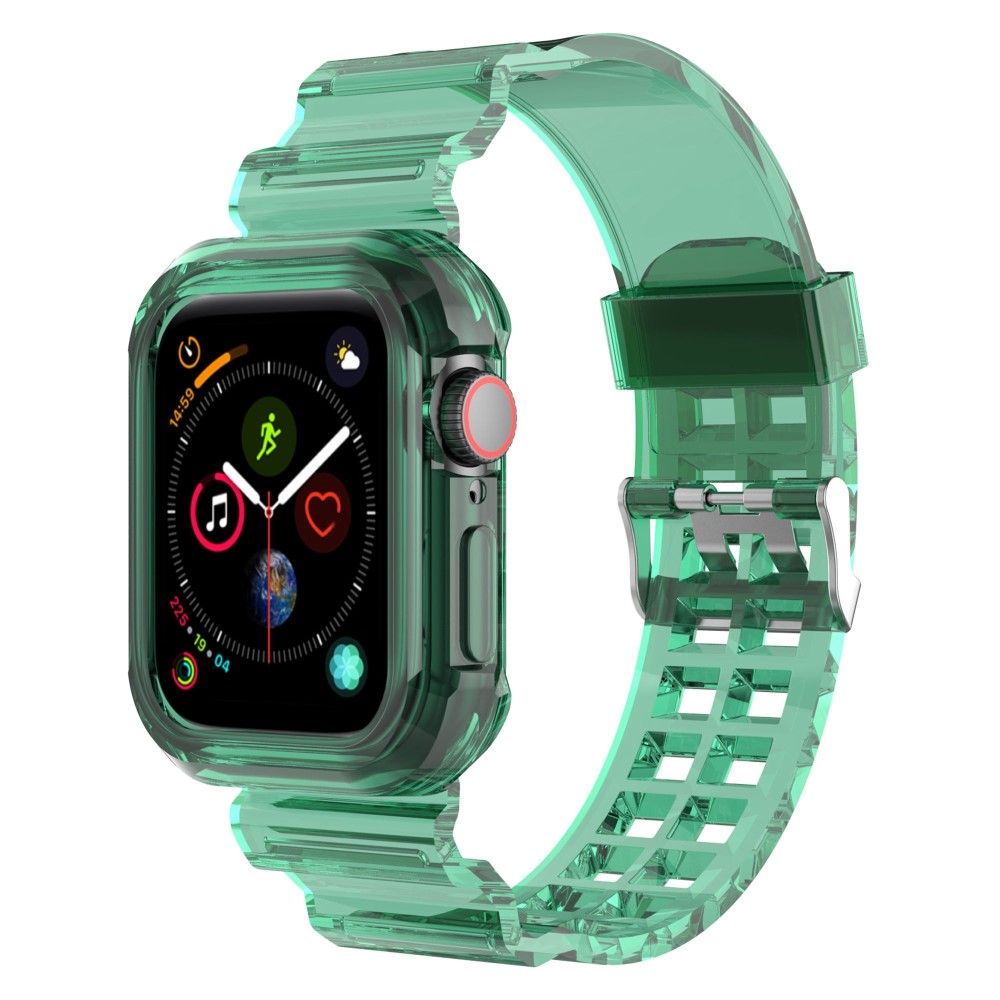  Apple Watch 38/40/41/42 mm Kristall Skal/Armband Grön