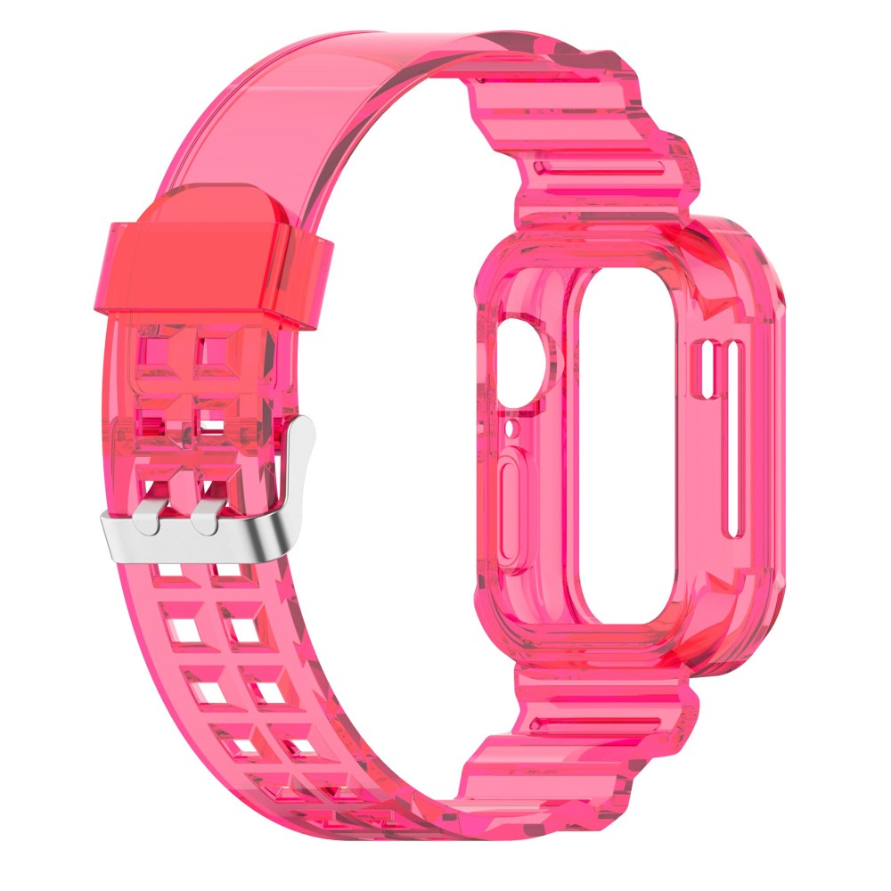  Apple Watch 38/40/41/42 mm Kristall Skal/Armband Rosa