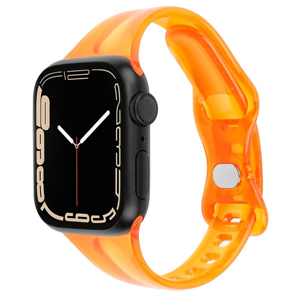  Apple Watch 38/40/41/42 mm CrystalFlex TPU Armband Orange