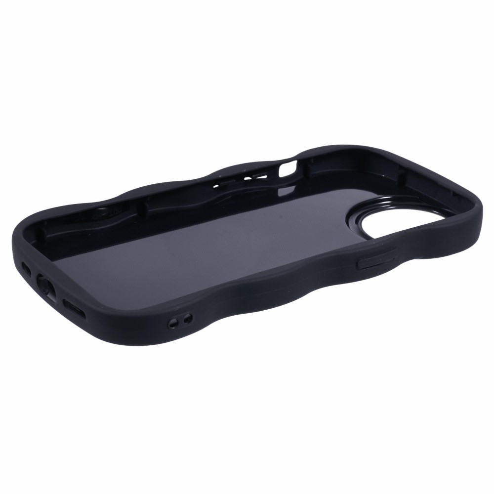  iPhone 15 Mobilskal Wavy Svart
