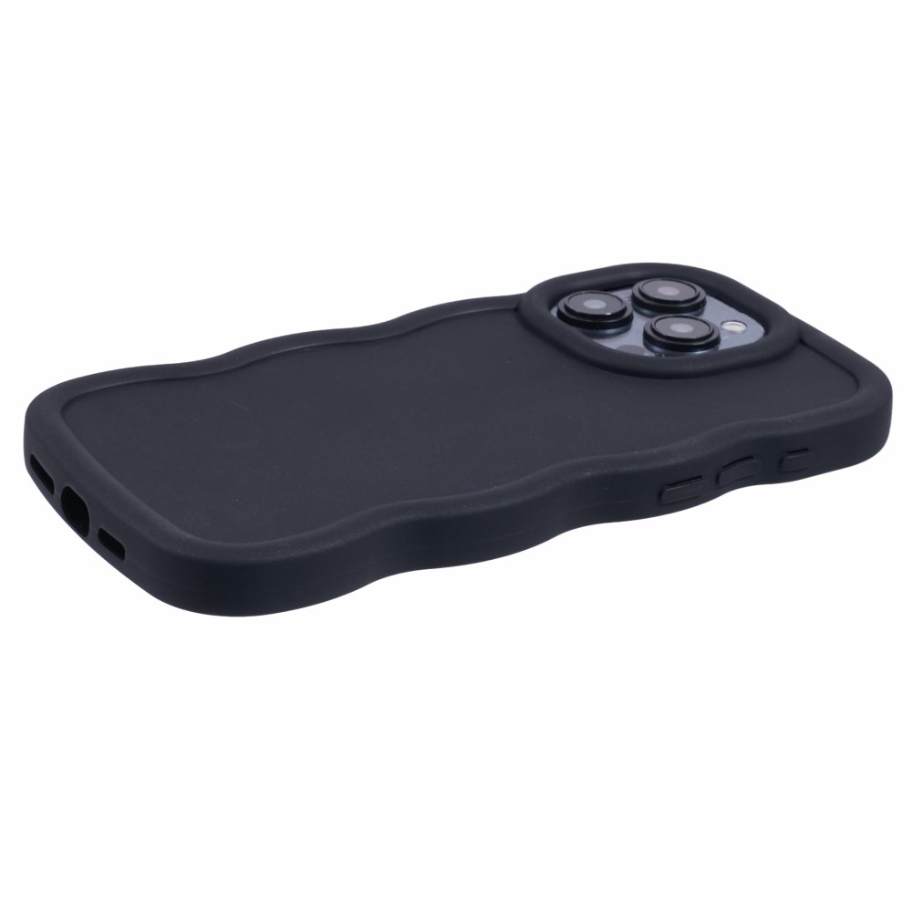  iPhone 15 Pro Max Mobilskal Wavy Svart