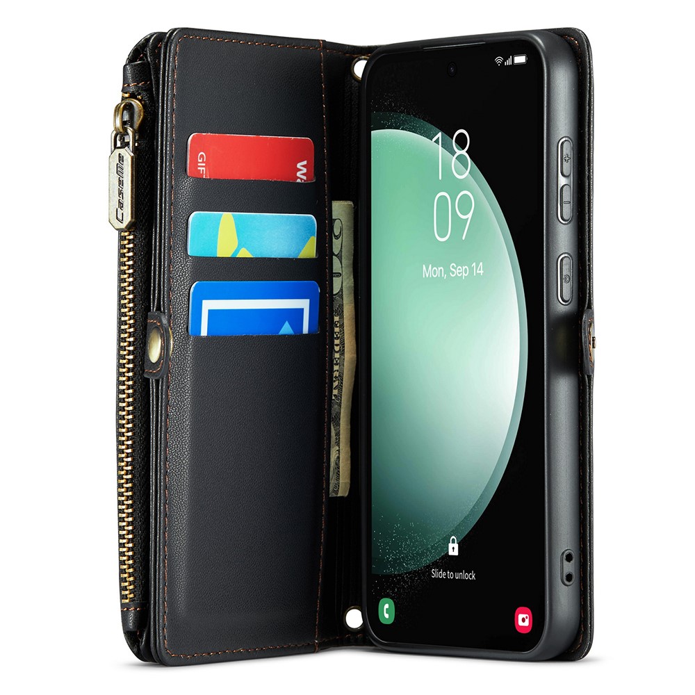 CASEME CASEME Samsung Galaxy S23 FE Plånboksfodral Svart