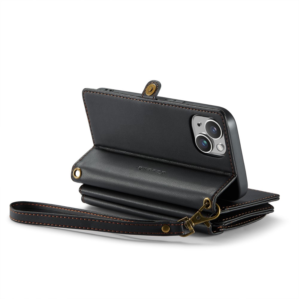 CASEME CASEME iPhone 14 Plånboksfodral Svart