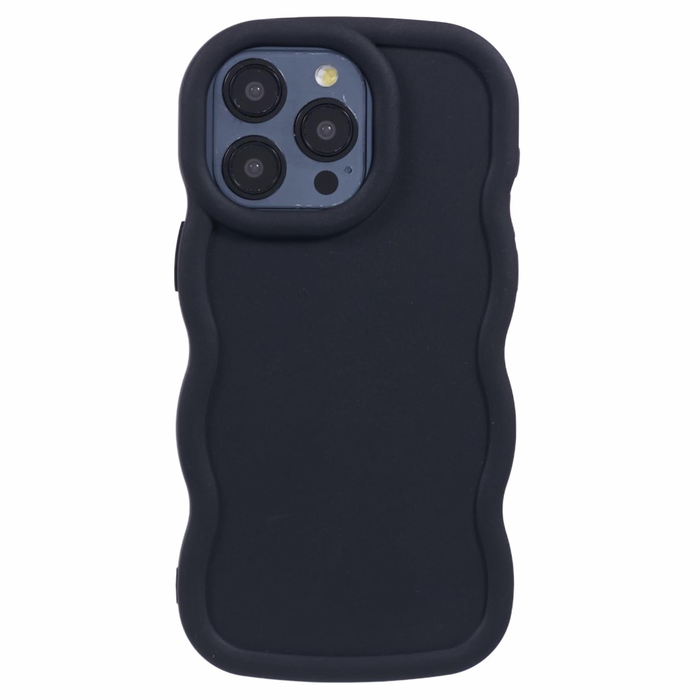  iPhone 15 Pro Mobilskal Wavy Svart