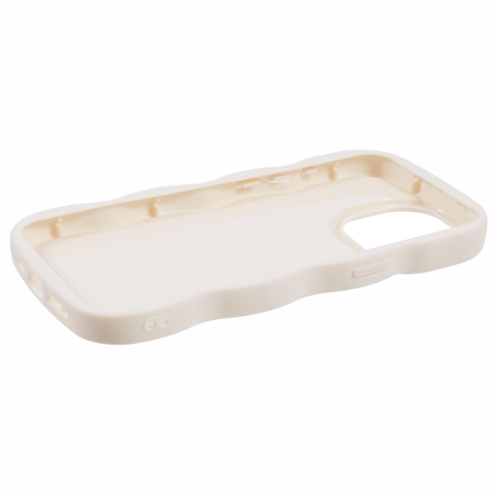  iPhone 14 Pro Max Mobilskal Wavy Off White