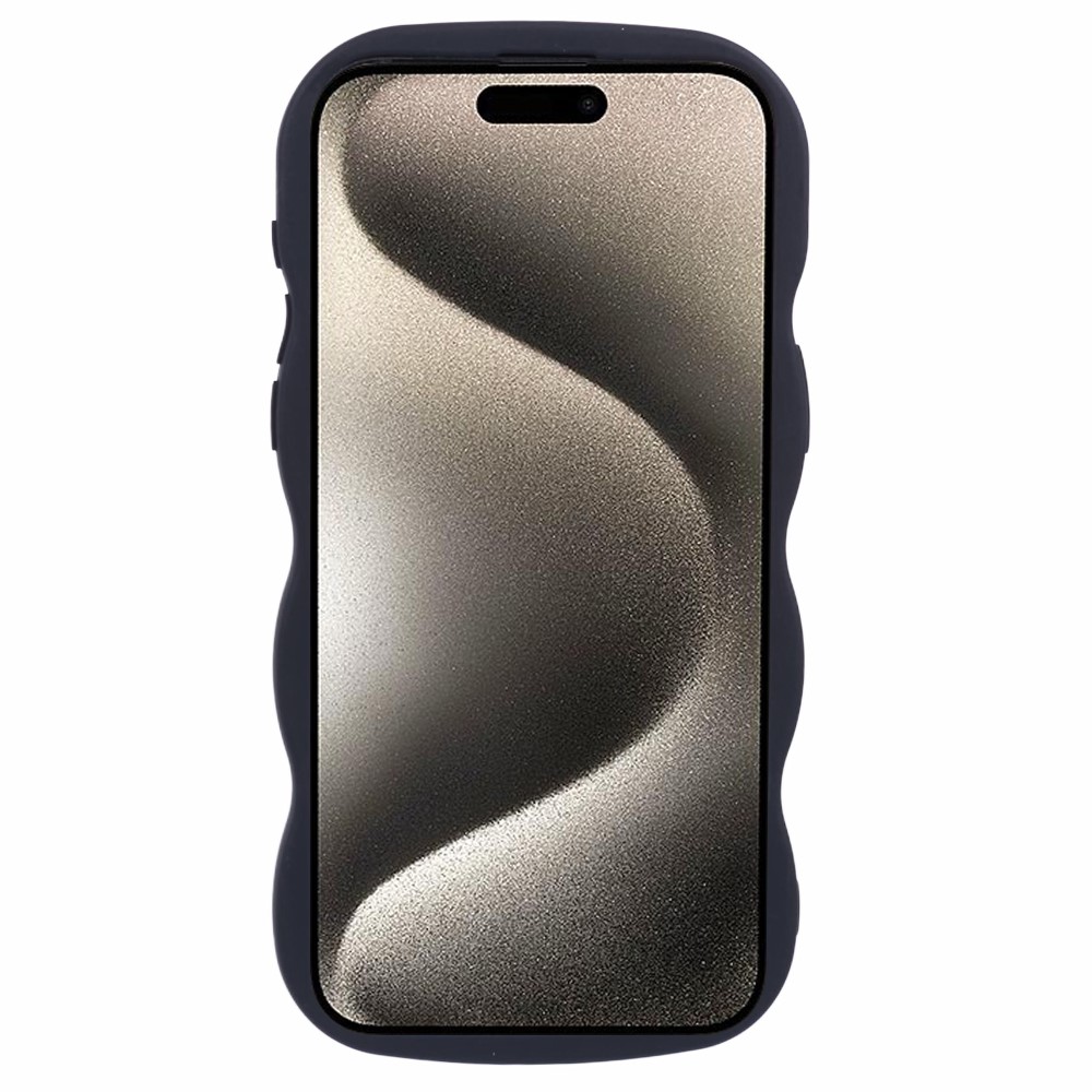  iPhone 14 Pro Max Mobilskal Wavy Svart