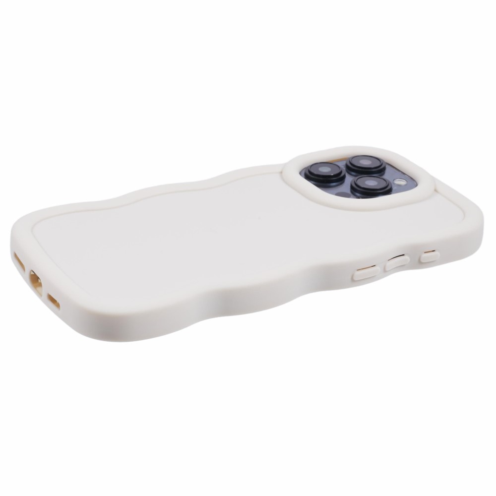  iPhone 14 Pro Mobilskal Wavy Off White