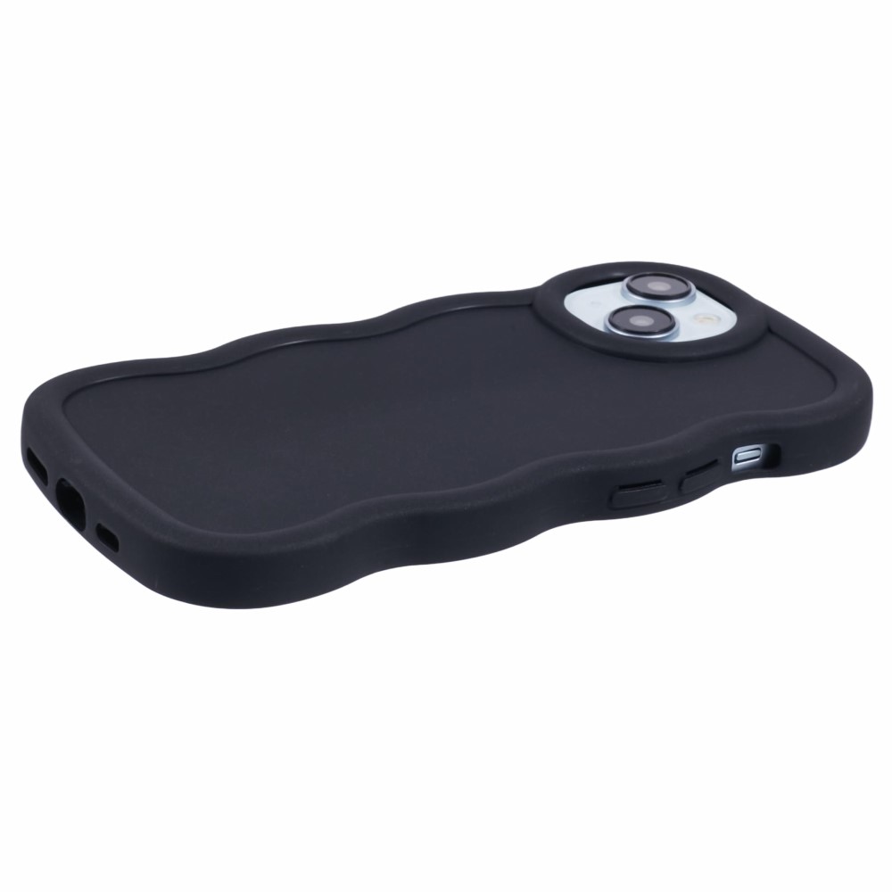  iPhone 14 Mobilskal Wavy Svart
