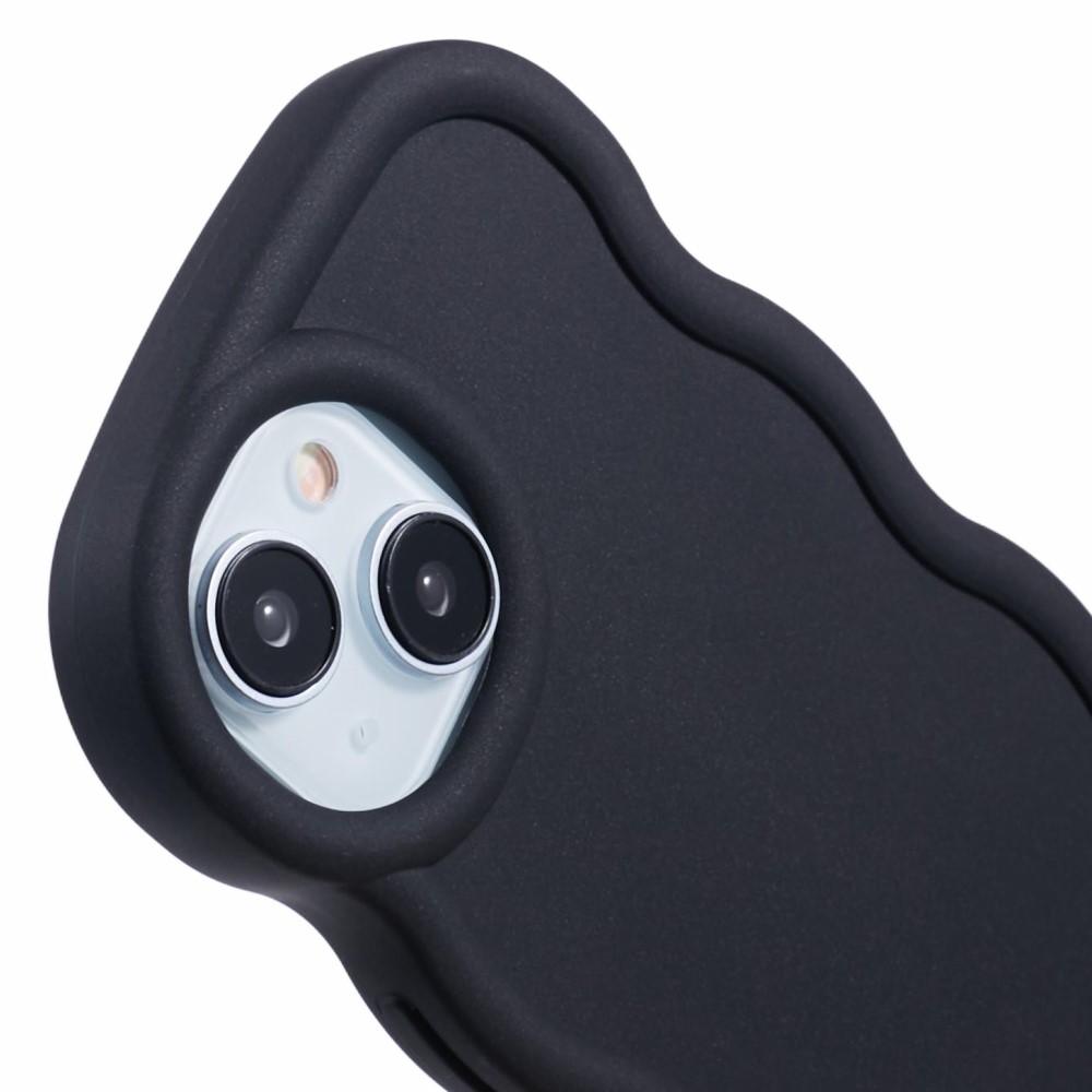  iPhone 14 Mobilskal Wavy Svart