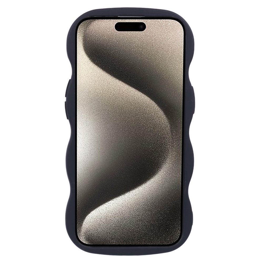  iPhone 13 Mobilskal Wavy Svart