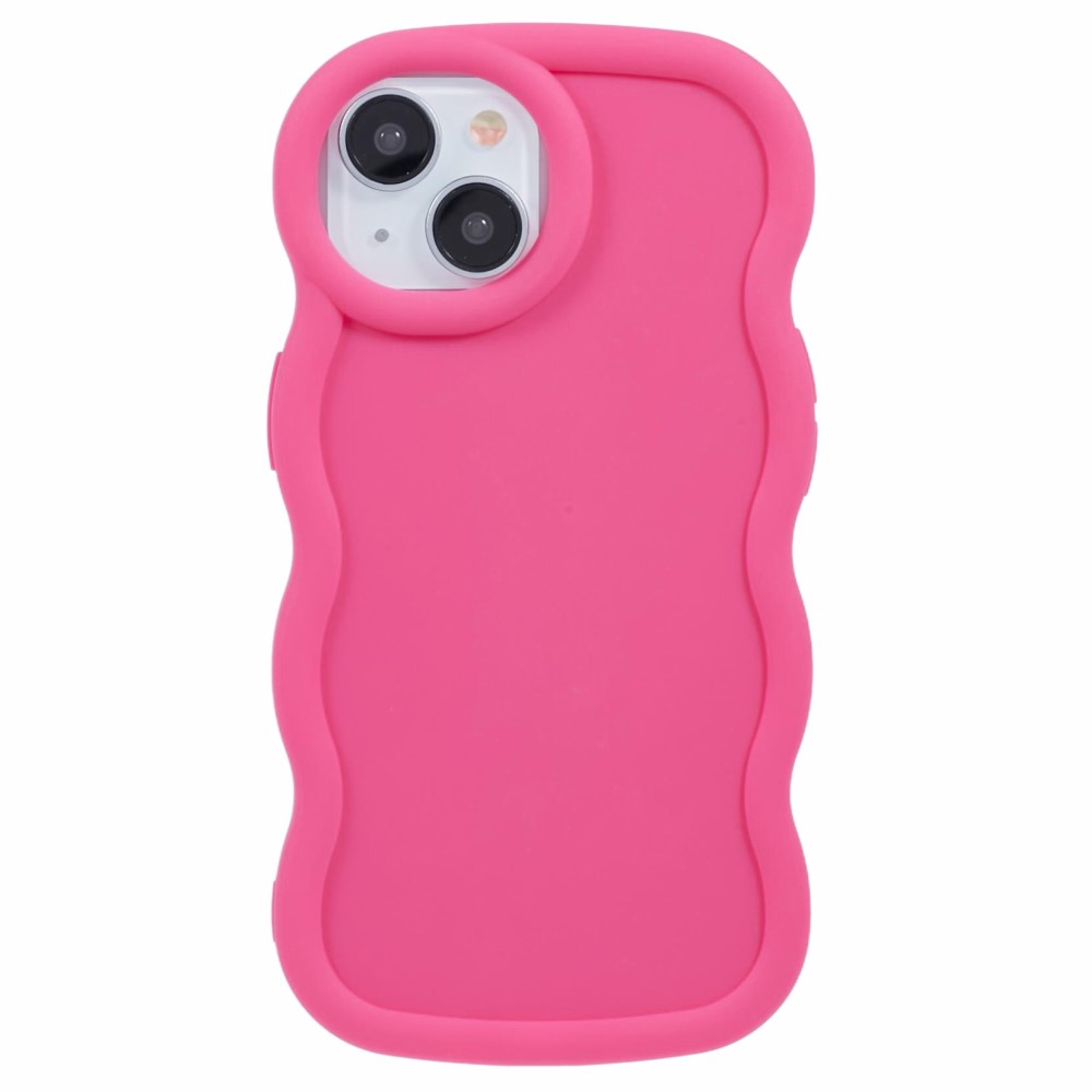  iPhone 13 Mobilskal Wavy Rosa