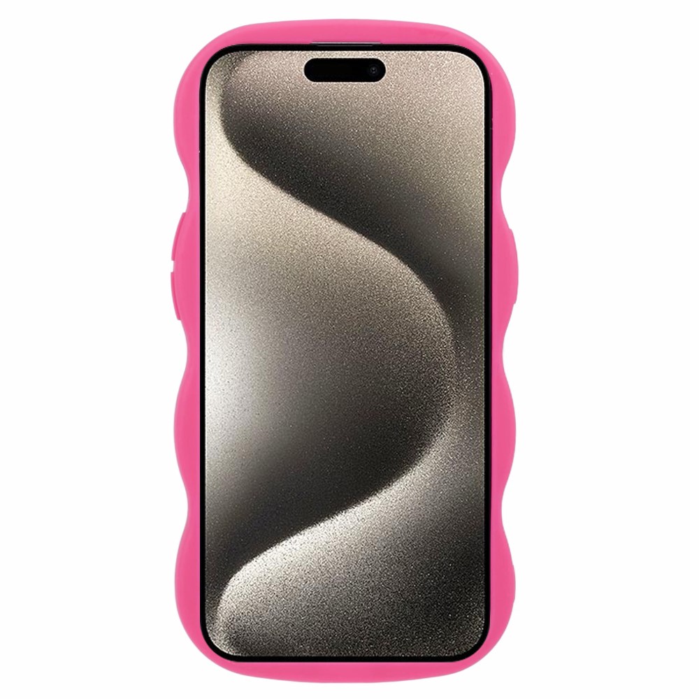  iPhone 13 Mobilskal Wavy Rosa
