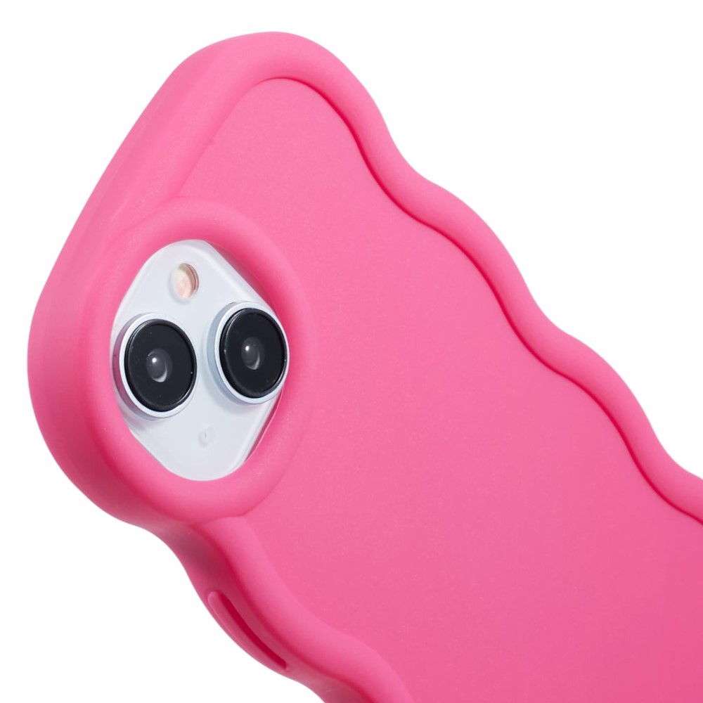  iPhone 13 Mobilskal Wavy Rosa