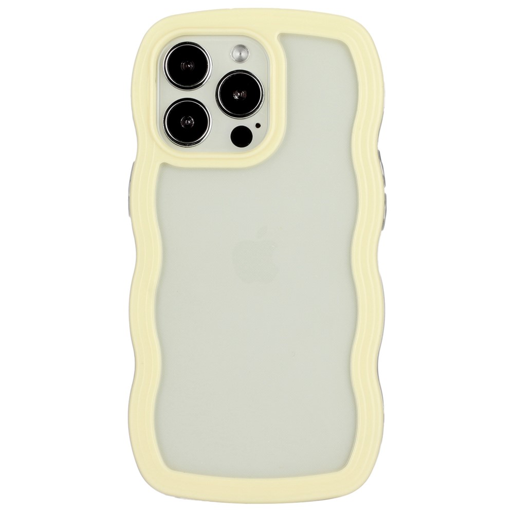  iPhone 14 Pro Skal Wavy Hybrid Gul