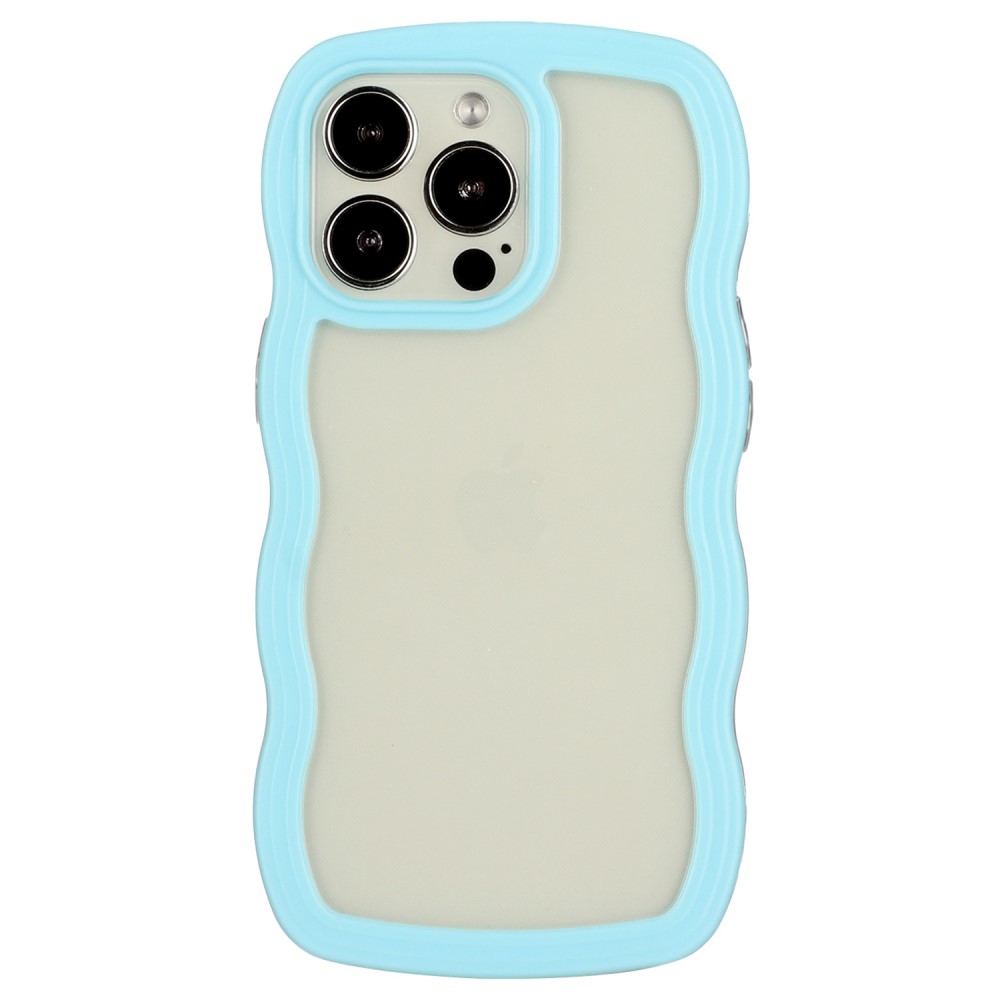  iPhone 14 Pro Skal Wavy Hybrid Blå