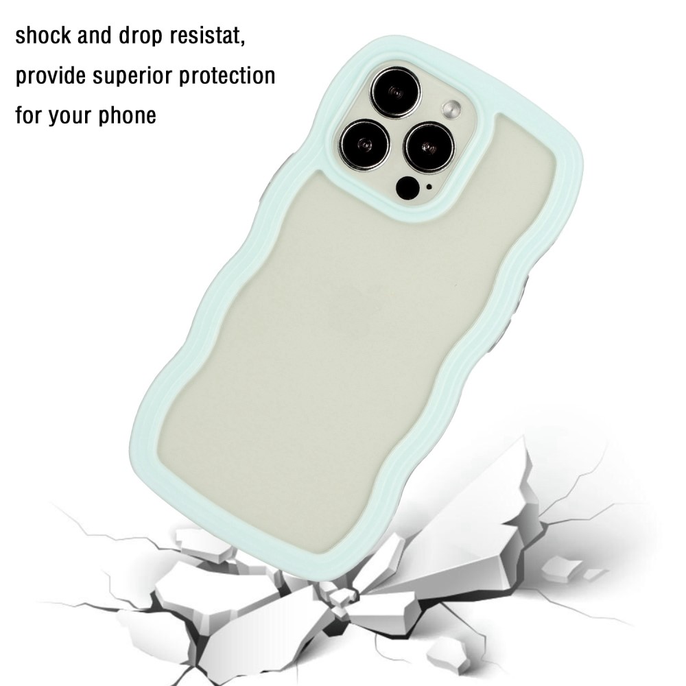  iPhone 14 Pro Skal Wavy Hybrid Grön