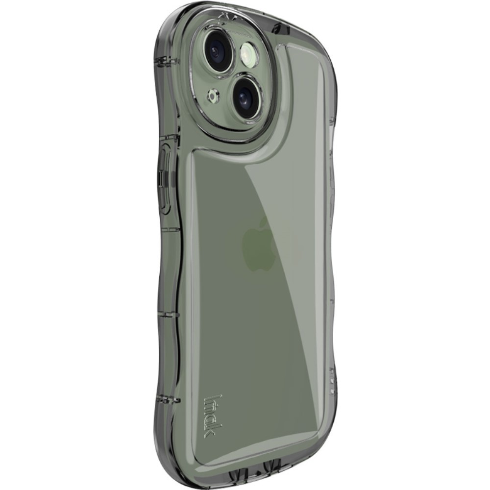 IMAK IMAK iPhone 15 Skal Wavy TPU Tonad Svart