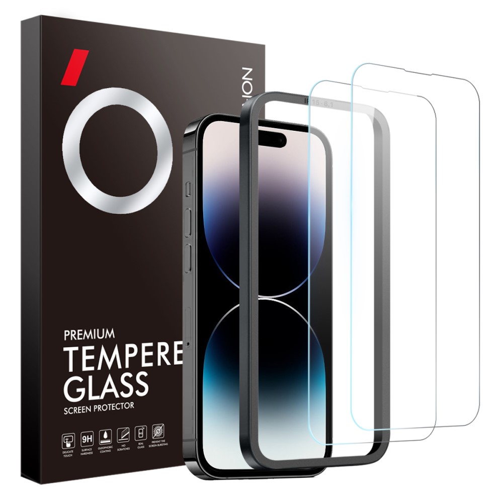 NORTHJO NORTHJO iPhone 14 Pro Skärmskydd 2-PACK Härdat Glas