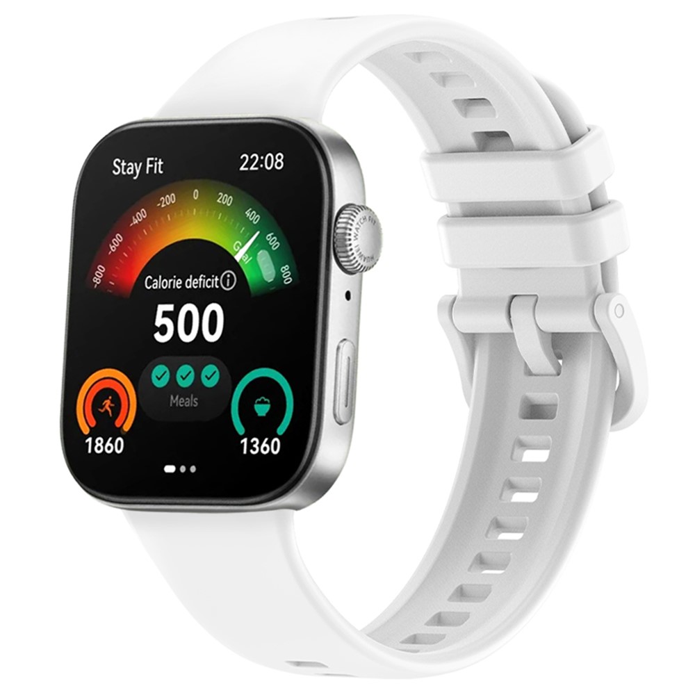 Huawei Watch Fit 3 Klockarmband Silikon Vit