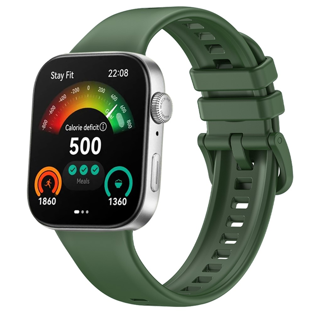  Huawei Watch Fit 3 Klockarmband Silikon Grön