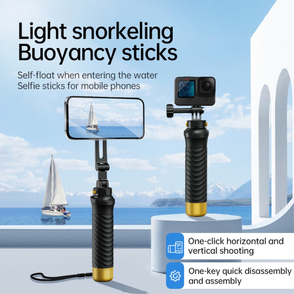  Flytande Selfiestick För Actionkamera
