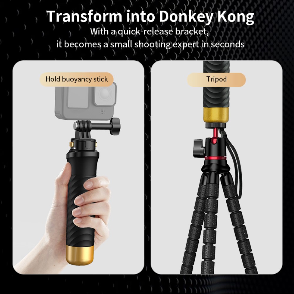  Flytande Selfiestick För Actionkamera