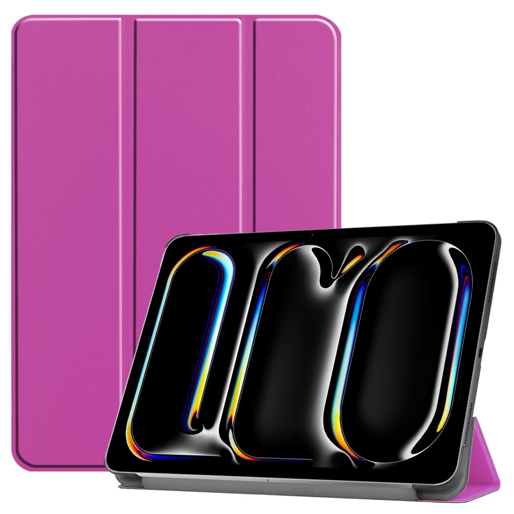  iPad Pro 11 2025/2024 Fodral Tri-Fold Lila