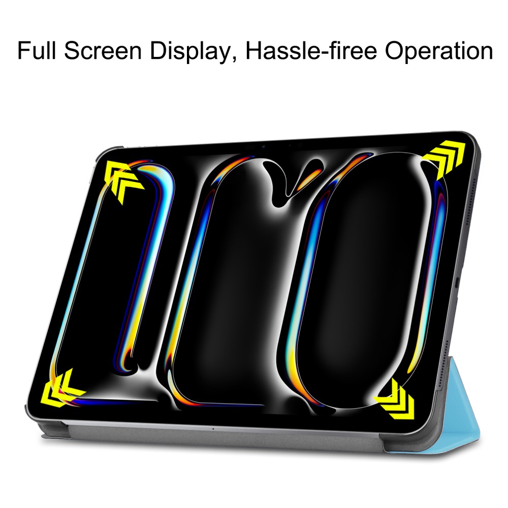  iPad Pro 11 2025/20244 Fodral Tri-Fold Blå