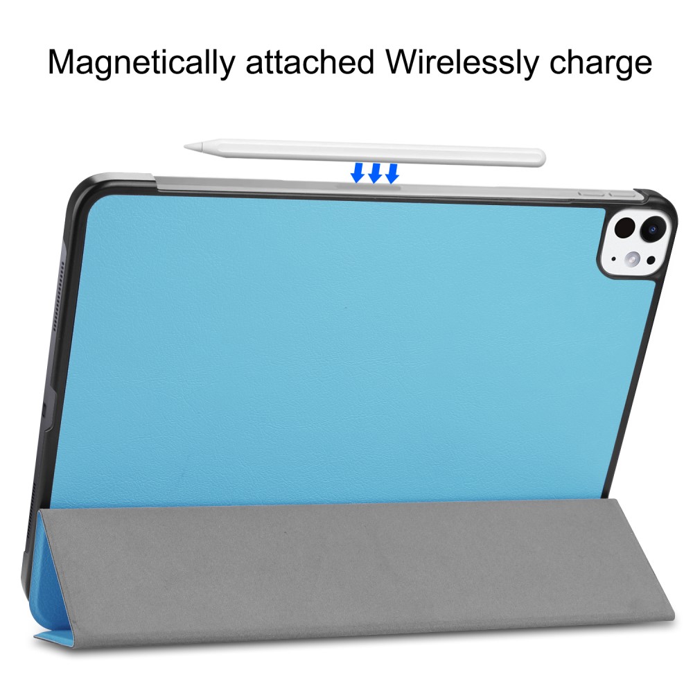  iPad Pro 11 2025/20244 Fodral Tri-Fold Blå