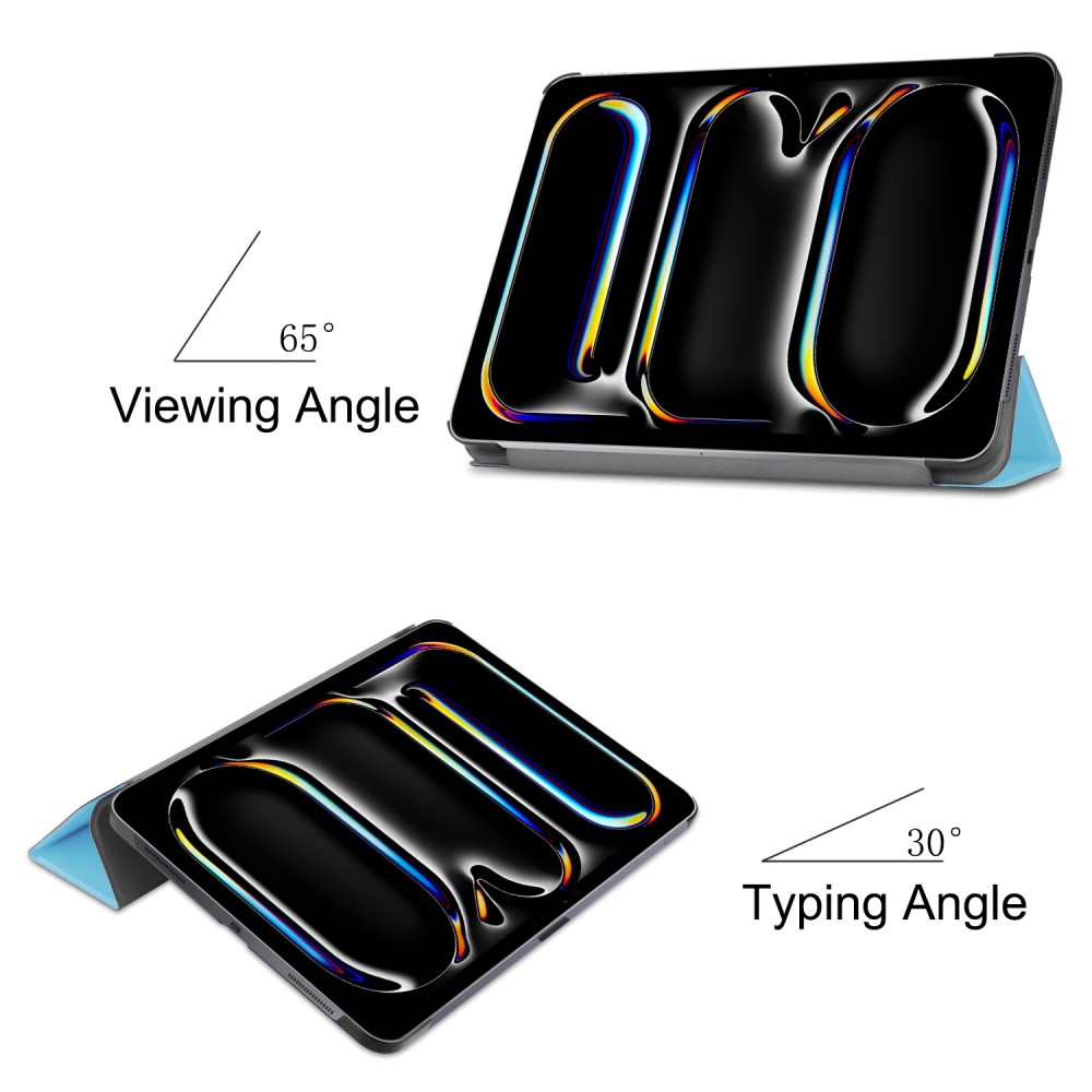  iPad Pro 11 2025/20244 Fodral Tri-Fold Blå